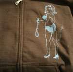 Devil Girl Zipper Hoodie